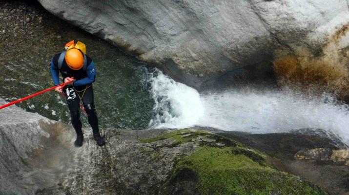 Descente de canyoning dans les gorges du Tarn